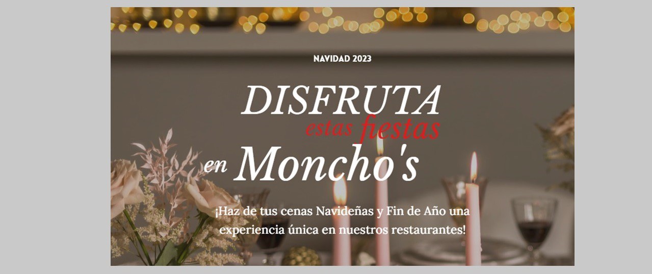 Moncho’s prepara sus menús especiales para Navidad y Fin de Año