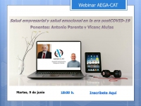 WEBINAR AEGA-CAT: Salud empresarial y salud emocional en la era postCOVID-19